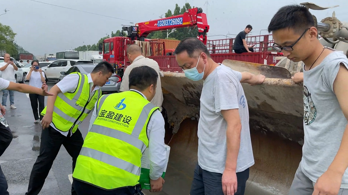 全力以赴，河南寶盈建設集團有限公司防汛搶險阻擊戰